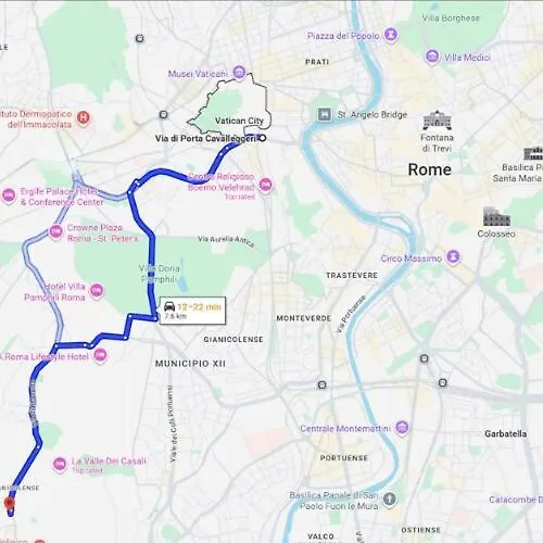 Sunny 2br Near Vatican , Ac , Bus 98 Direct Centre